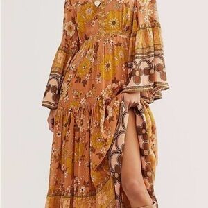 Spell & The Gypsy Buttercup Long Sleeve Gown